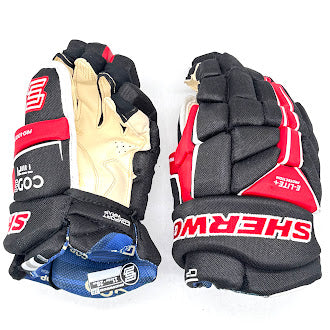 Gant de hockey junior Sherwood Code TMP 1 (noir/rouge/blanc)